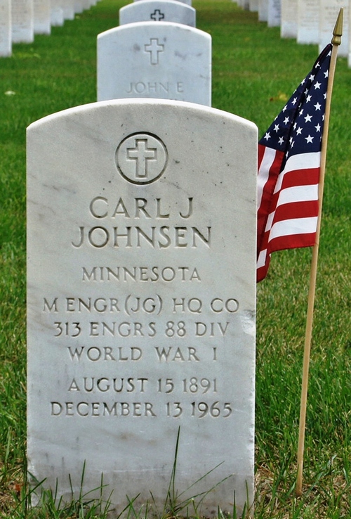 Carl J. Johnson Gravestone
