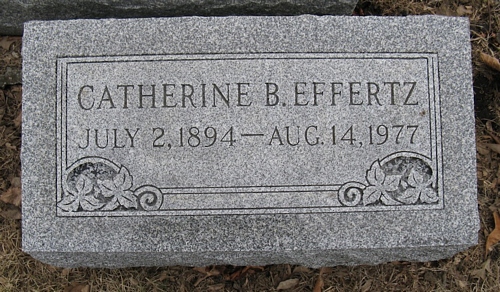 Catherine Maguire Effertz Gravestone