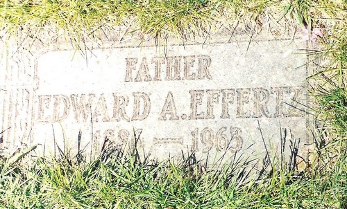 Edward Andrew Effertz Gravestone