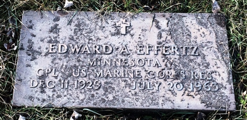 Edward August Effertz Gravestone