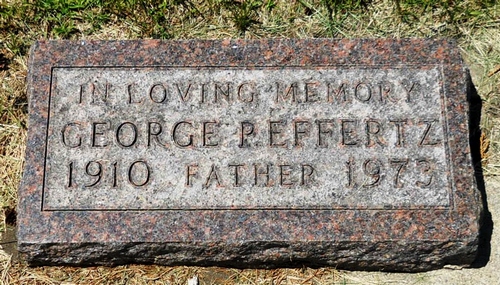 George Peter Effertz Gravestone