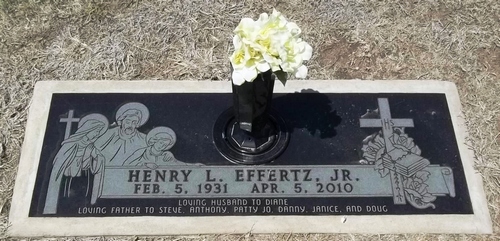 Henry Louis Effertz Gravestone