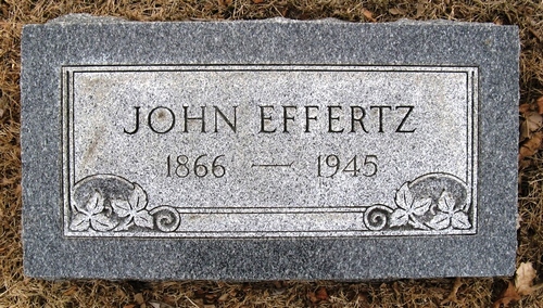 John Effertz Gravestone