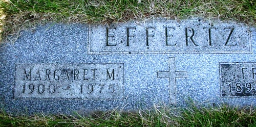 Margaret Corniea Effertz Gravestone