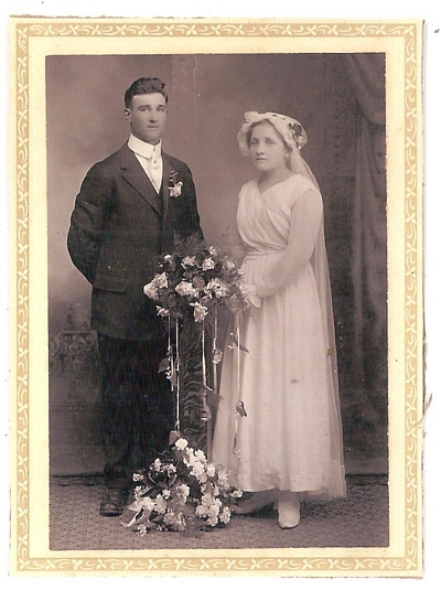 Mary Christina Effertz and Joseph G. Eckl Wedding Photo - source: Franklin Overby