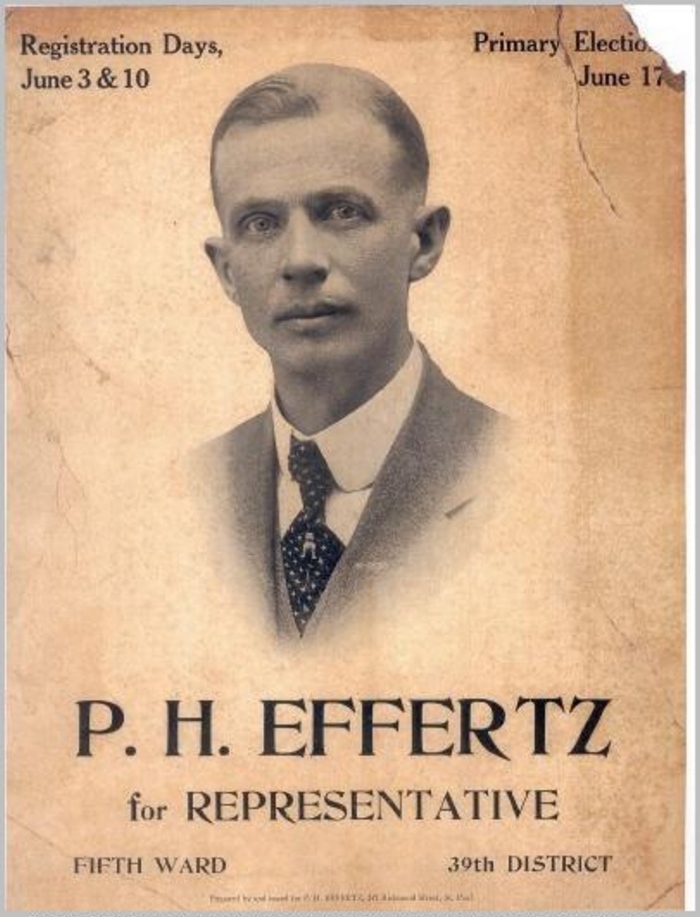 Peter Hubert Effertz Campaign Poster