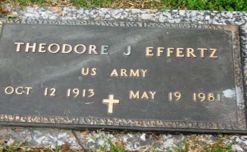 Theodore John Effertz Gravestone