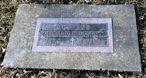 William Henry Effertz Gravestone